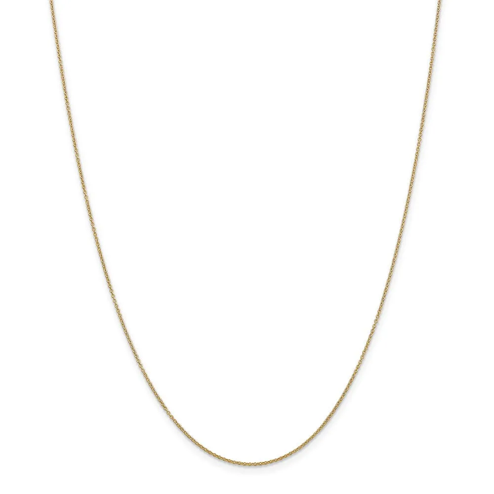 14k Yellow Gold & Rhodium Daddy's Princess Script Necklace