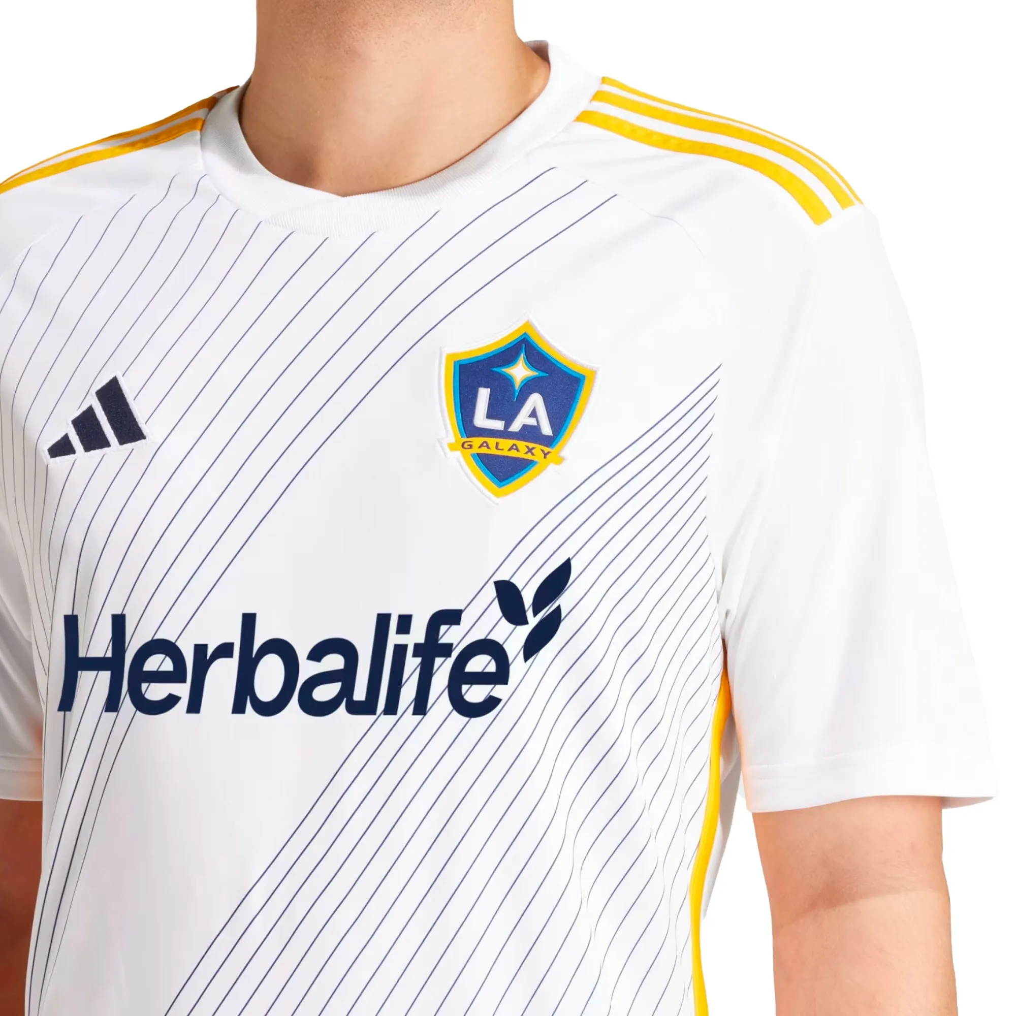 adidas Men's LA Galaxy 2024/25 Home Jersey White/Blue