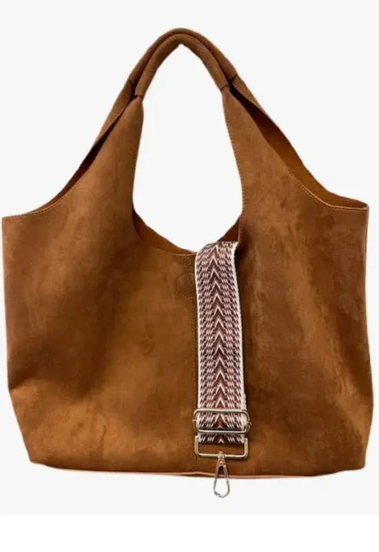 Ahdorned - Hobo Tote Chocolate