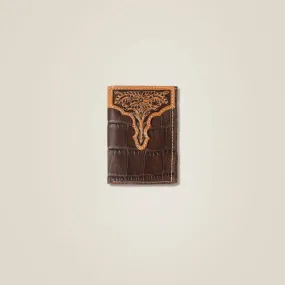 Alligator Trifold Wallet