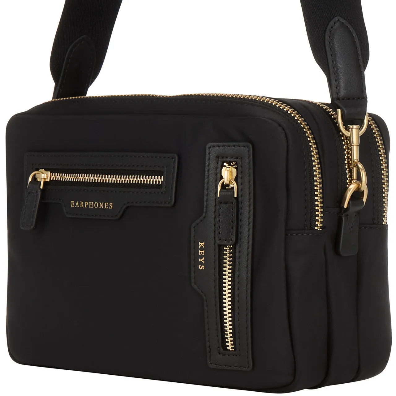 ANYA HINDMARCH LABELLED COLLECTION Trio Crossbody Bag - Black