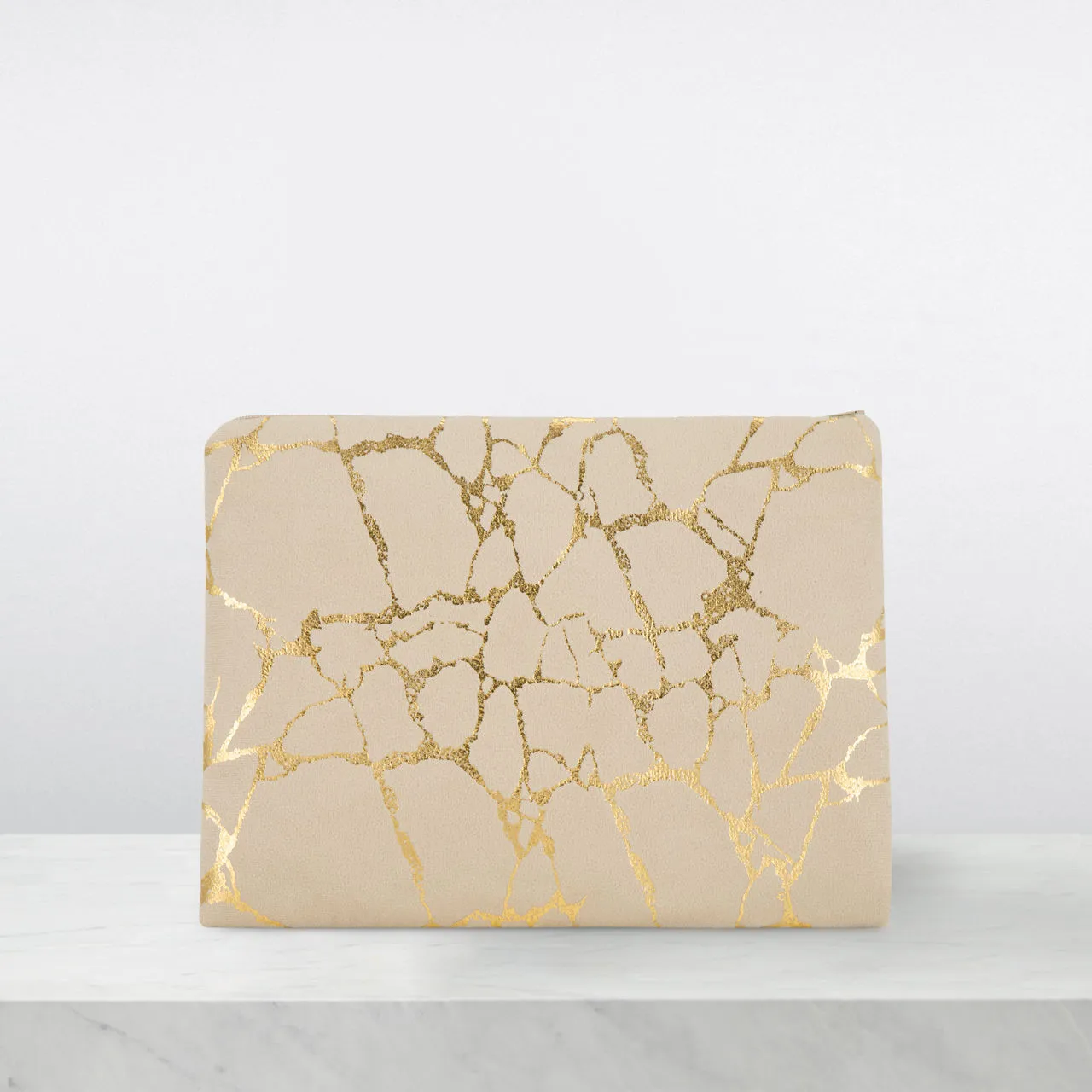 AOIFE MULLANE Printed Clutch - Vanilla