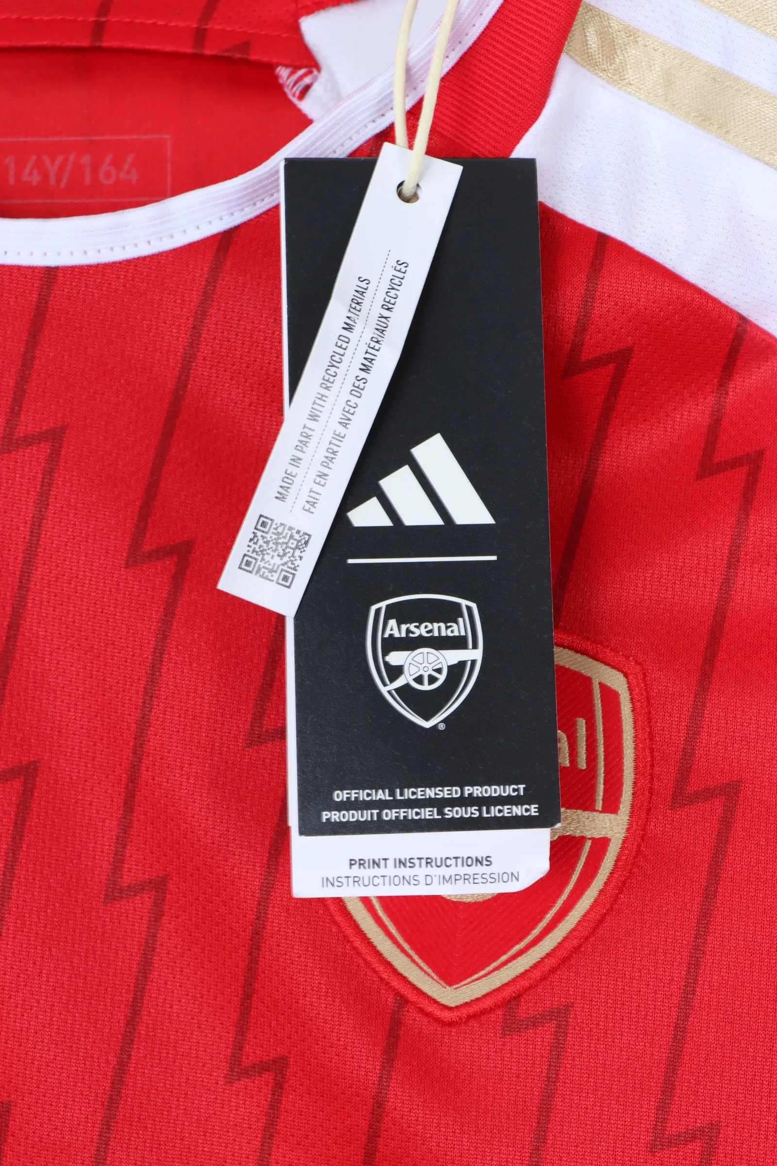 Arsenal #1 'Hakeem' 2023/2024 ADIDAS Home Soccer Jersey (S)