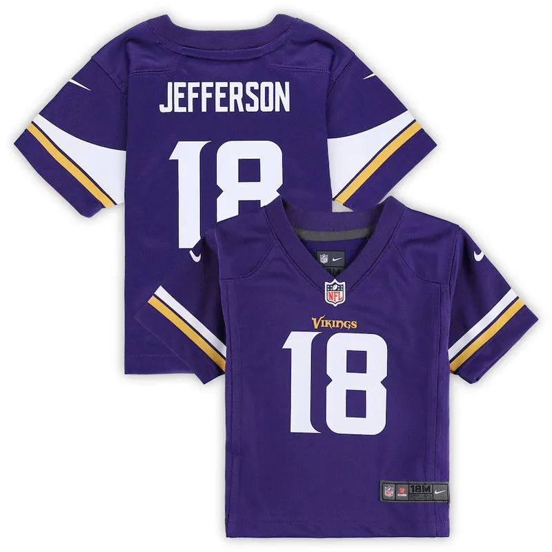 AVAILABLE IN-STORE ONLY! Justin Jefferson Nike Infant Minnesota Vikings Purple Replica Jersey