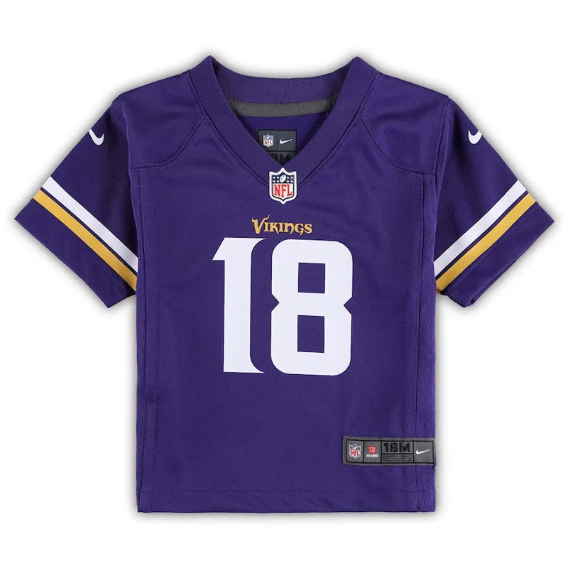 AVAILABLE IN-STORE ONLY! Justin Jefferson Nike Infant Minnesota Vikings Purple Replica Jersey