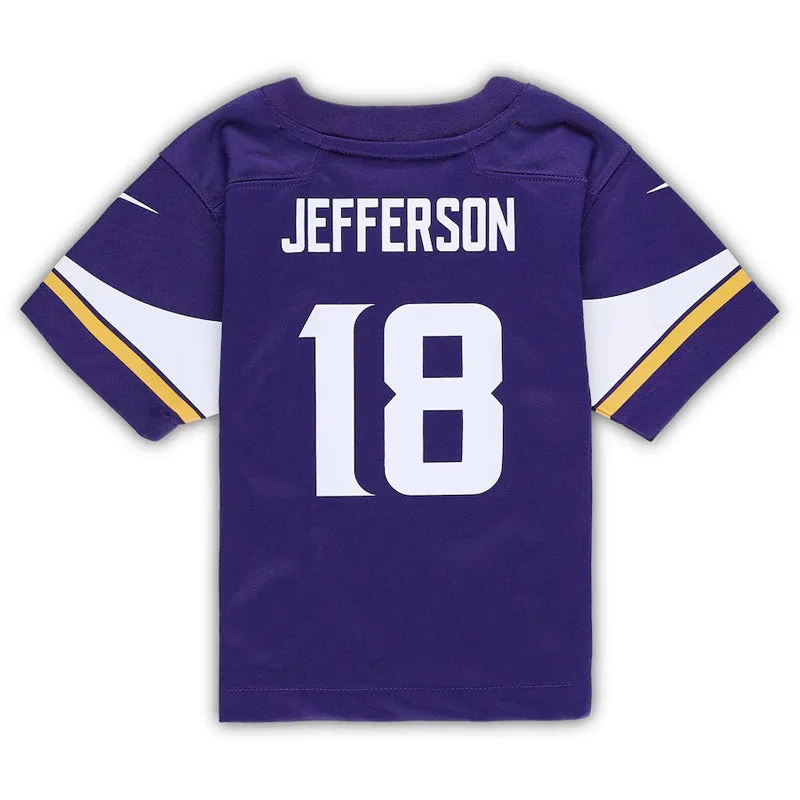 AVAILABLE IN-STORE ONLY! Justin Jefferson Nike Infant Minnesota Vikings Purple Replica Jersey