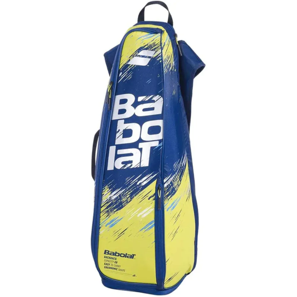 Babolat 757009 BackRacq Badminton Backpack (Blue/Yellow/Lime)