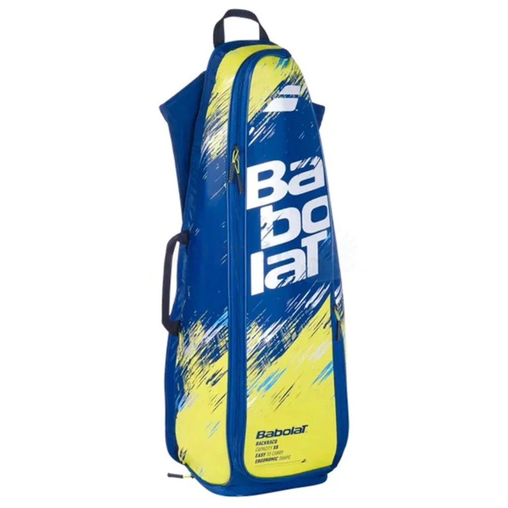 Babolat 757009 BackRacq Badminton Backpack (Blue/Yellow/Lime)