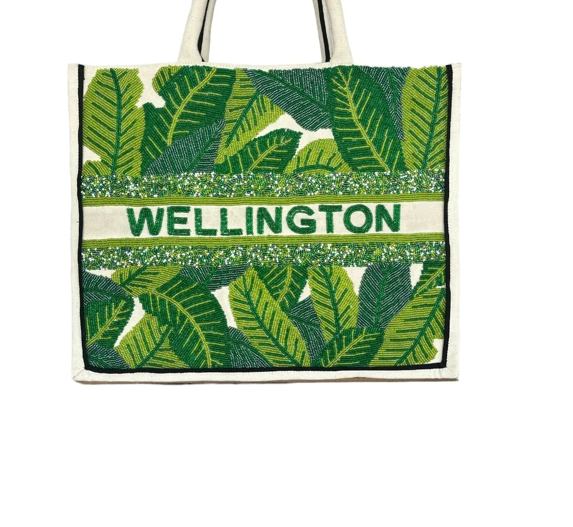 Beaded Wellington Large Tote