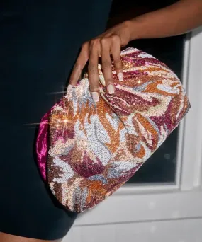 Bedazzled Sequin Evening Clutch