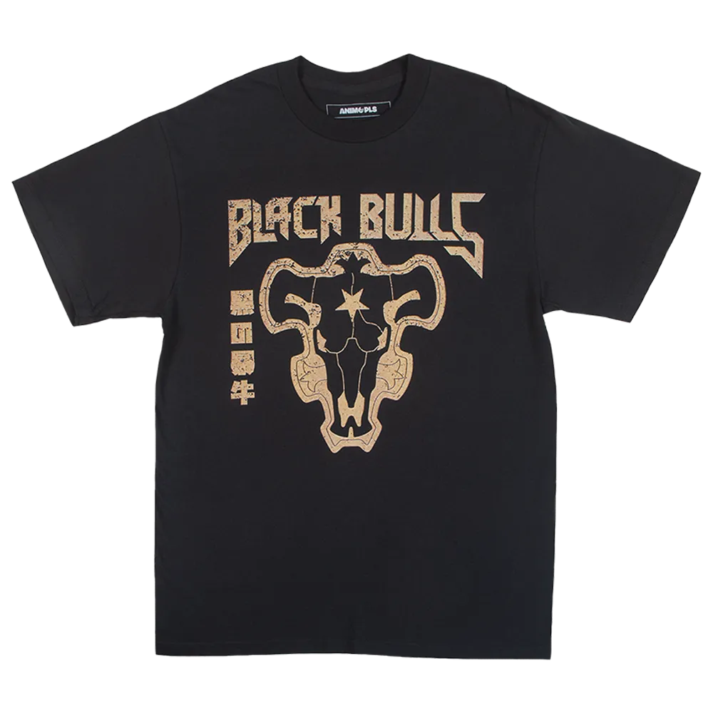 Black Bulls Black Tee