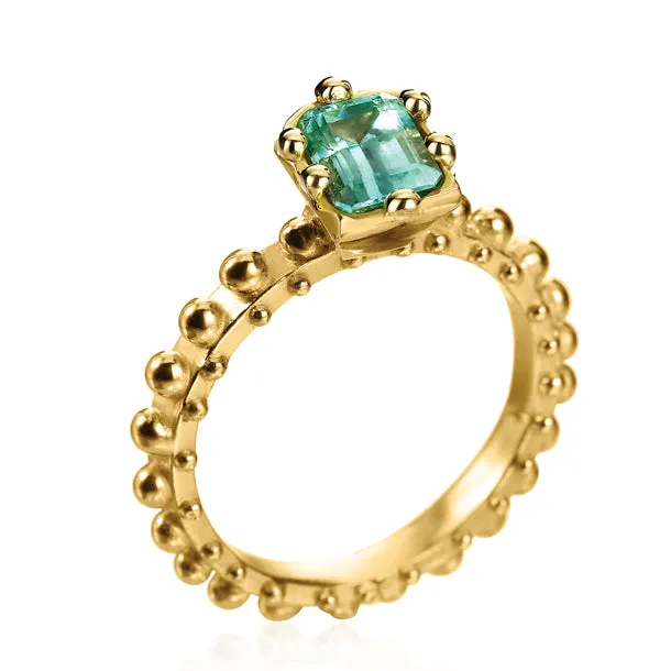 BOHEME ELISE EMERALD RING