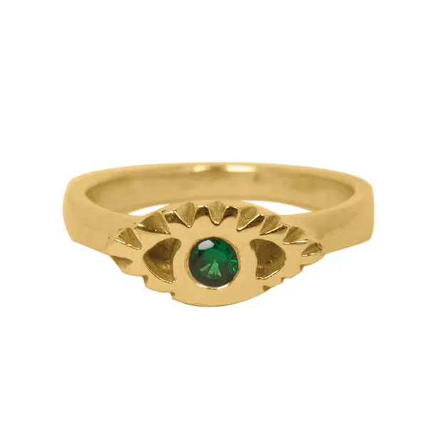 BOHEME TSAVORITE THIRD EYE RING