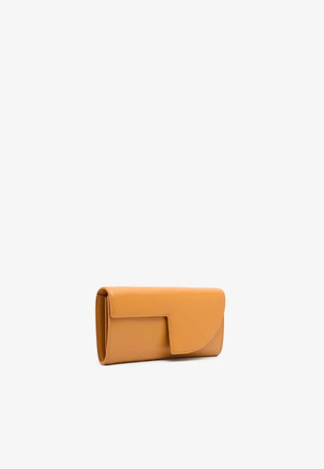 Calf Leather Chain Clutch Bag