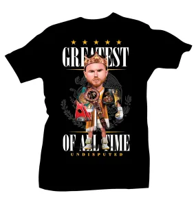 Canelo Goat  Black Tee