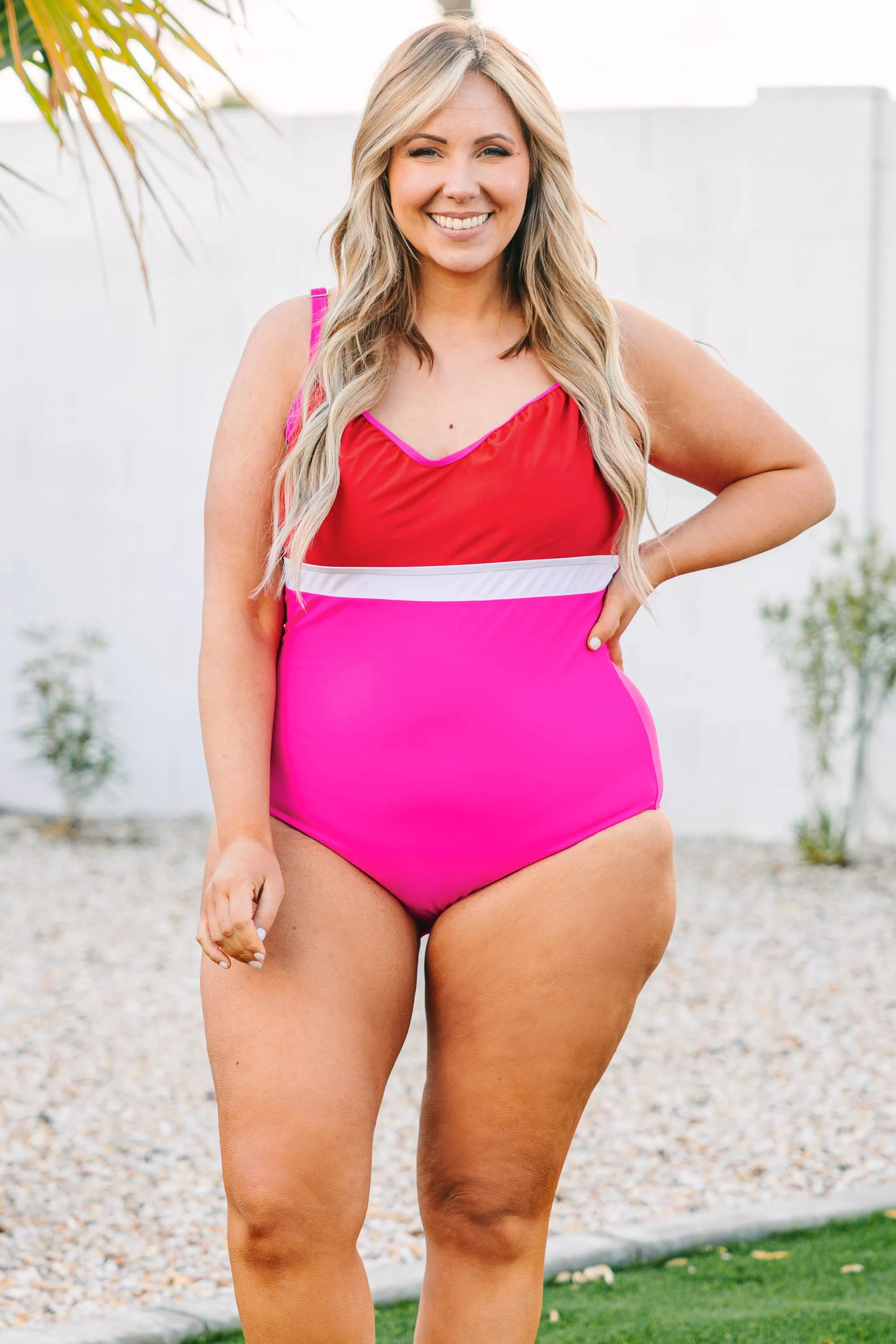 Caribbean Crush Swimsuit, Pink