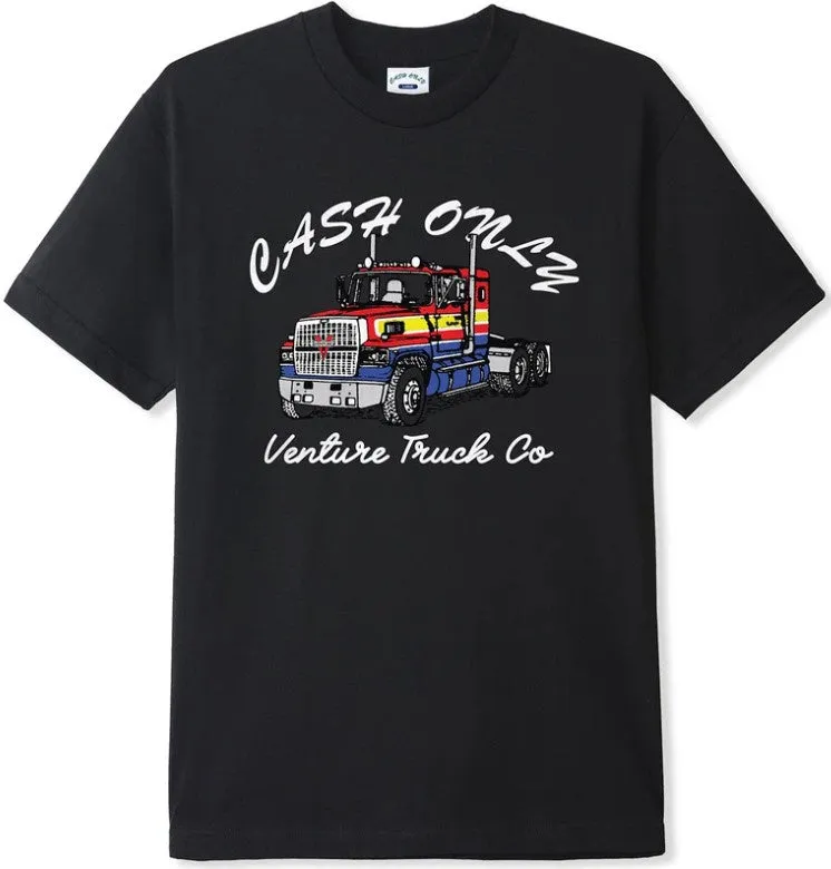 Cash Only x Venture Truck Tee / Black