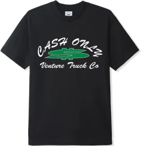 Cash Only x Venture Trucks Dollar Sign Tee / Black