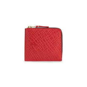 CDG Embossed Roots Wallet (Red SA3100ER)