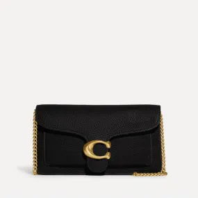 Coach Tabby Chain Leather Clutch Bag