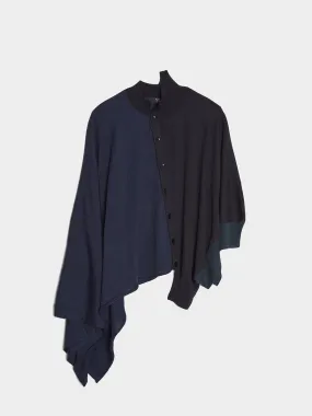 Colours Shot Cape, Navy