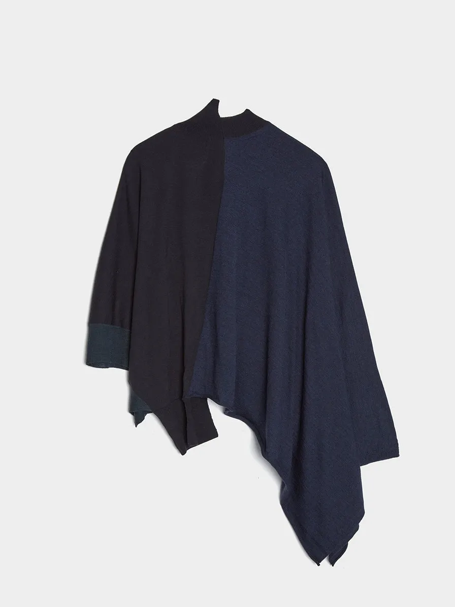 Colours Shot Cape, Navy