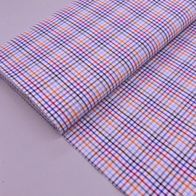 Cotton Check - Multiple Coloured Stripe