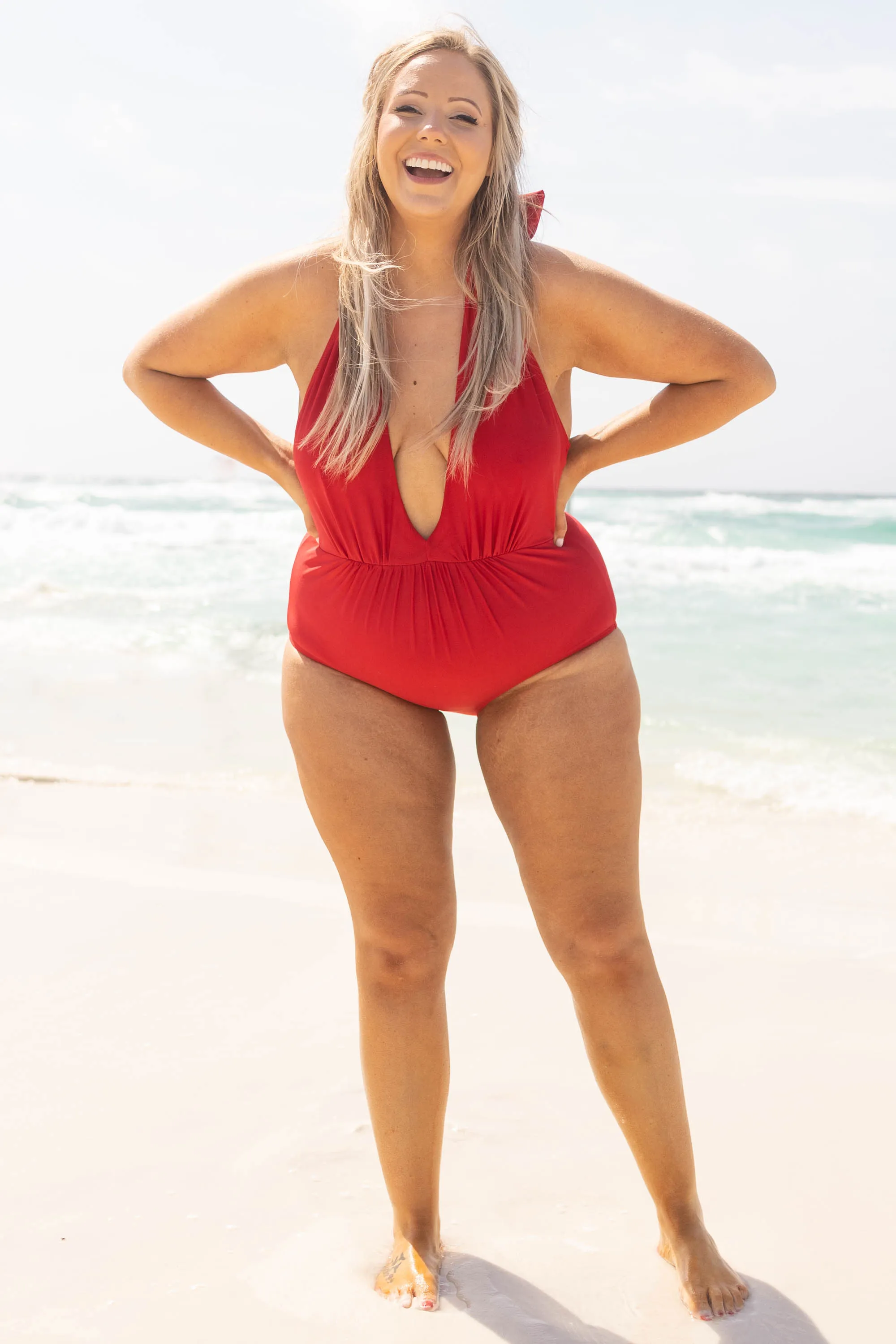 Deep Sea Diva Swimsuit, Red