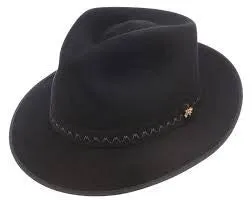 Dobbs Mayor Classic Brim Silk Felt Fedora