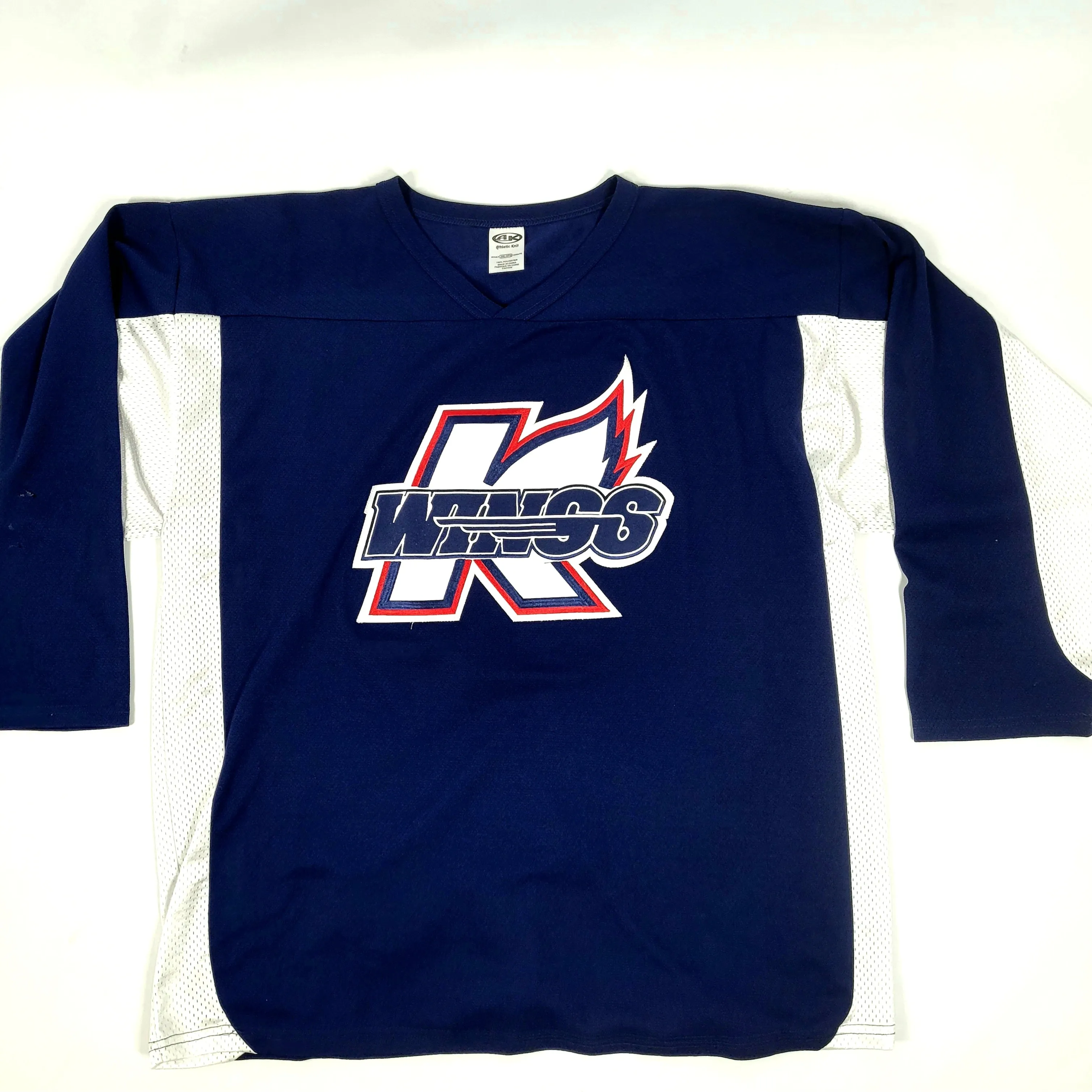 ECHL - Used Athletic Knit Practice Jersey - Kalamazoo Wings (Multiple Colours)