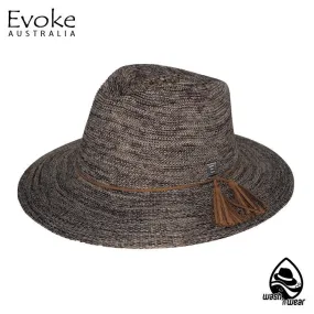 Evoke Hat Ladies Caroline Fedora Lt. Brown