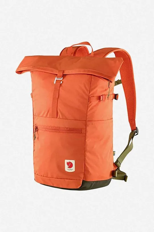 Fjallraven backpack HIGH COAST orange color