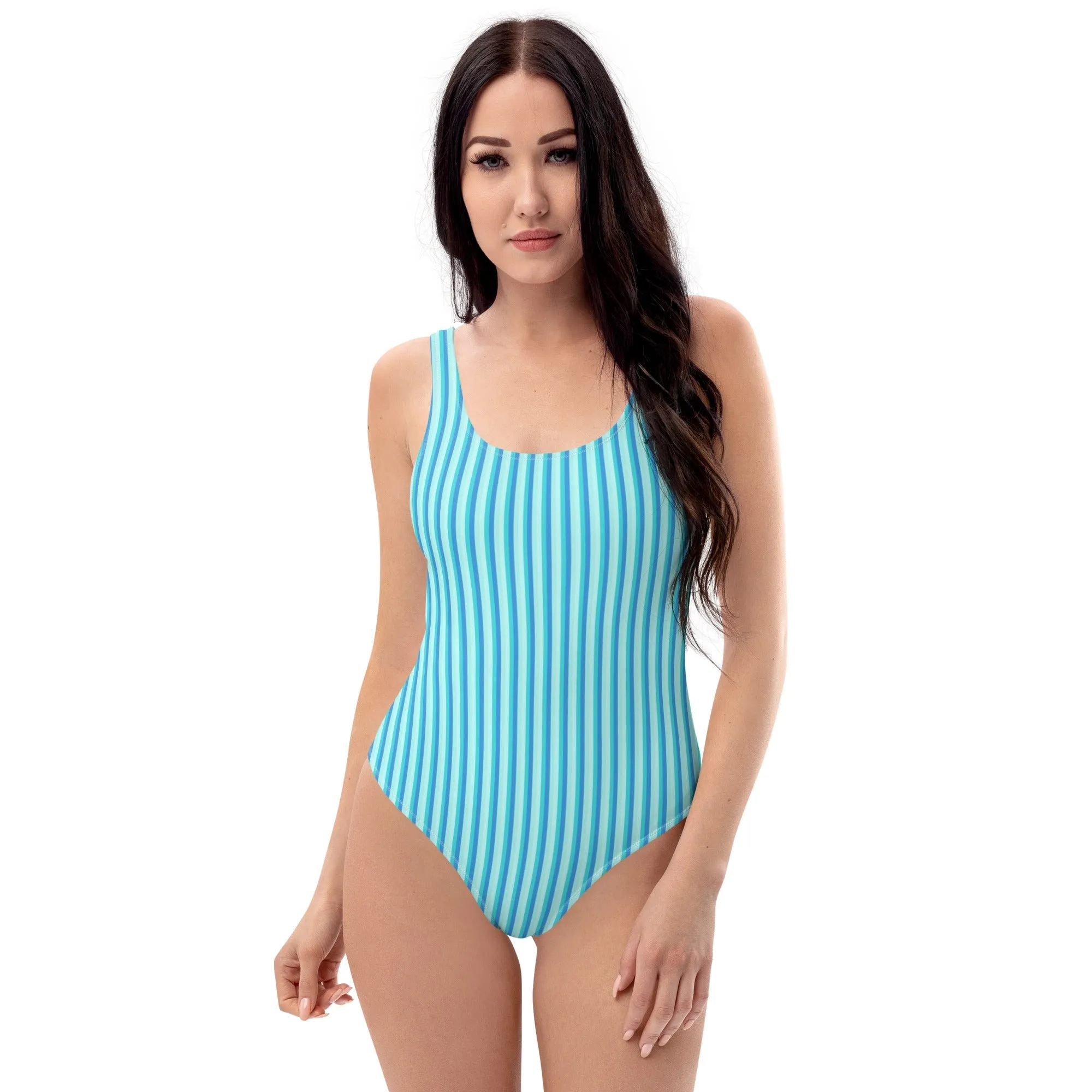 FLORIDA ECO ONE PIECE SWIMSUIT - BLUE STRIPES