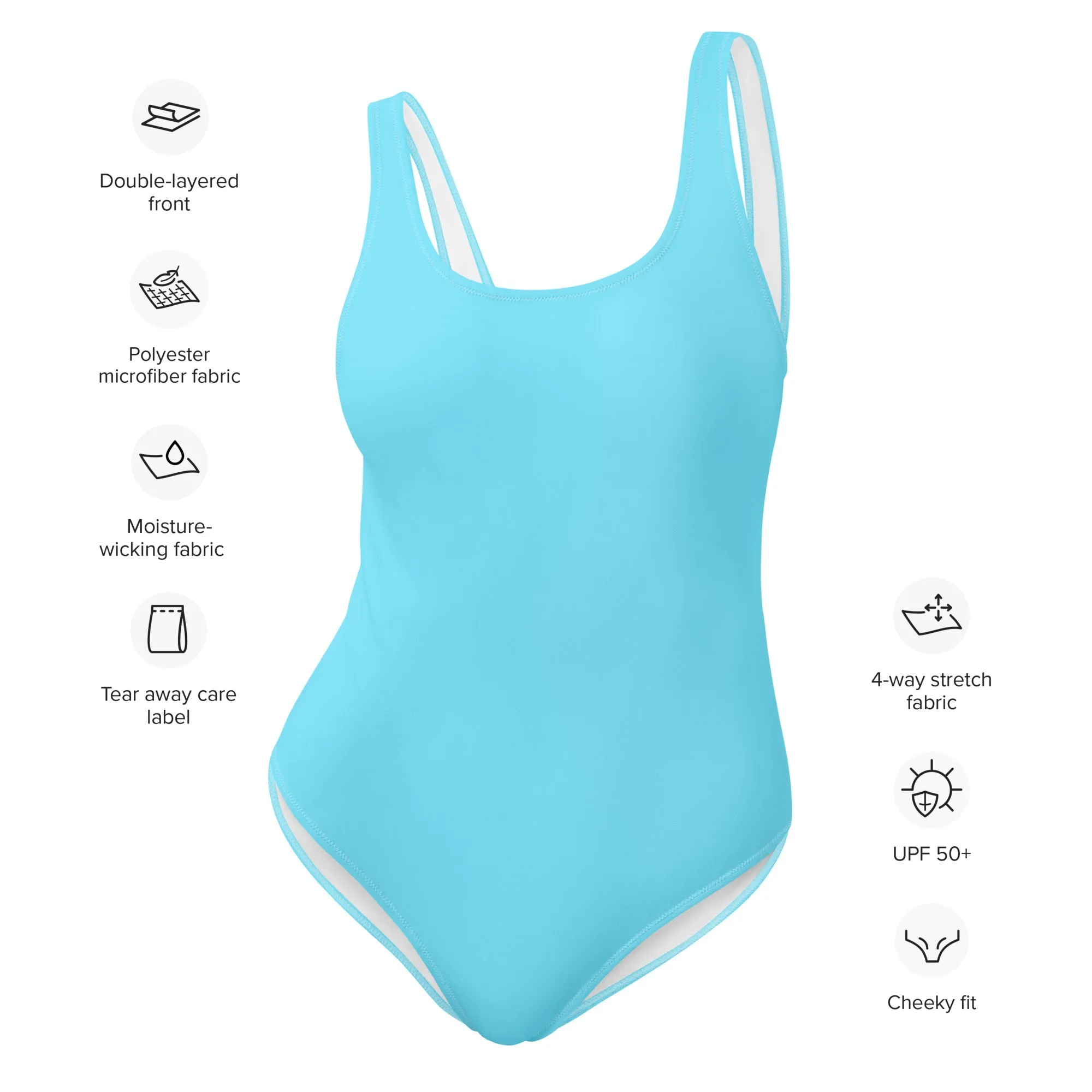 FLORIDA ECO ONE PIECE SWIMSUIT -  CANDY BLUE