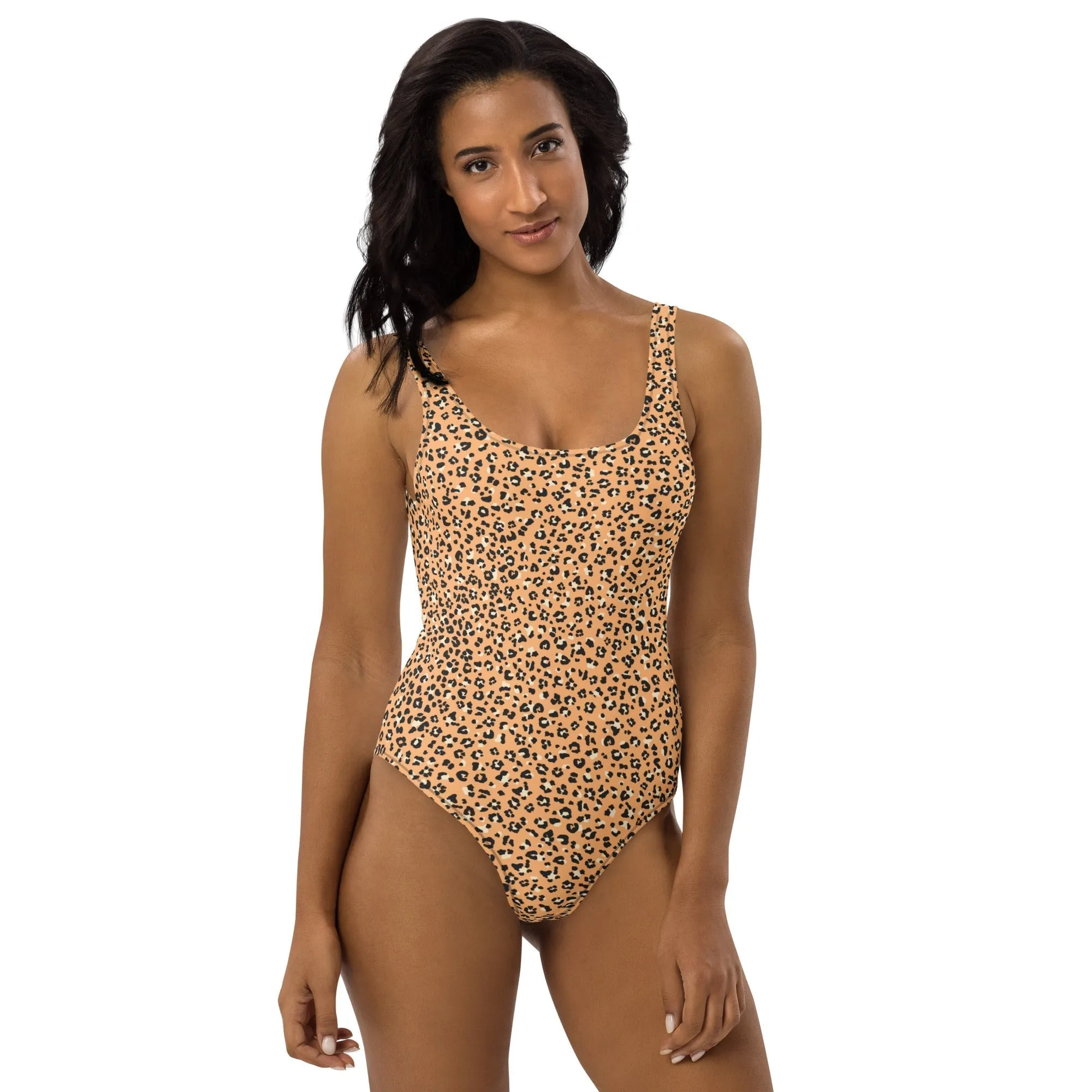 FLORIDA ECO ONE PIECE SWIMSUIT - ORANGE LEOPARD