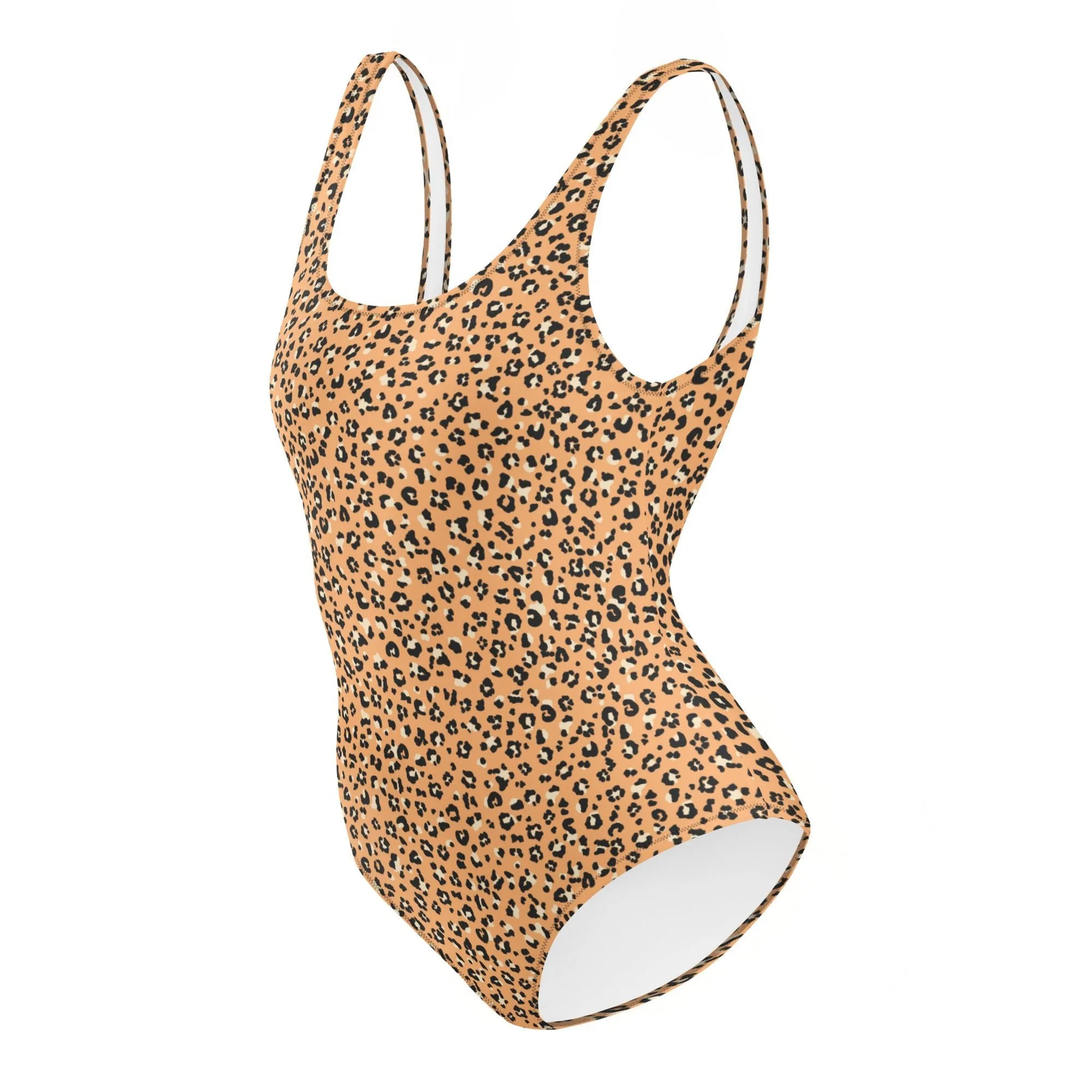 FLORIDA ECO ONE PIECE SWIMSUIT - ORANGE LEOPARD