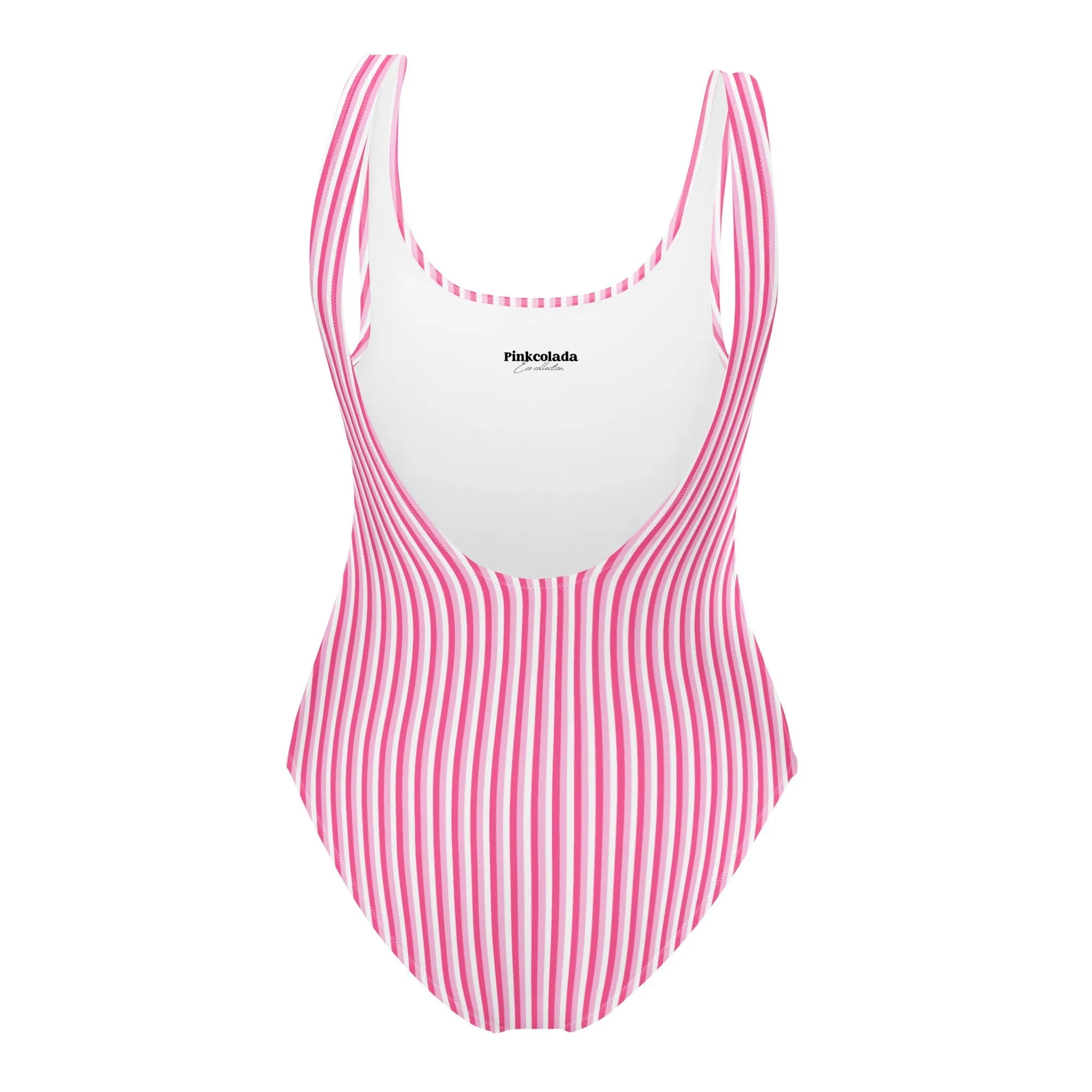 FLORIDA ECO ONE PIECE SWIMSUIT - PINK STRIPES