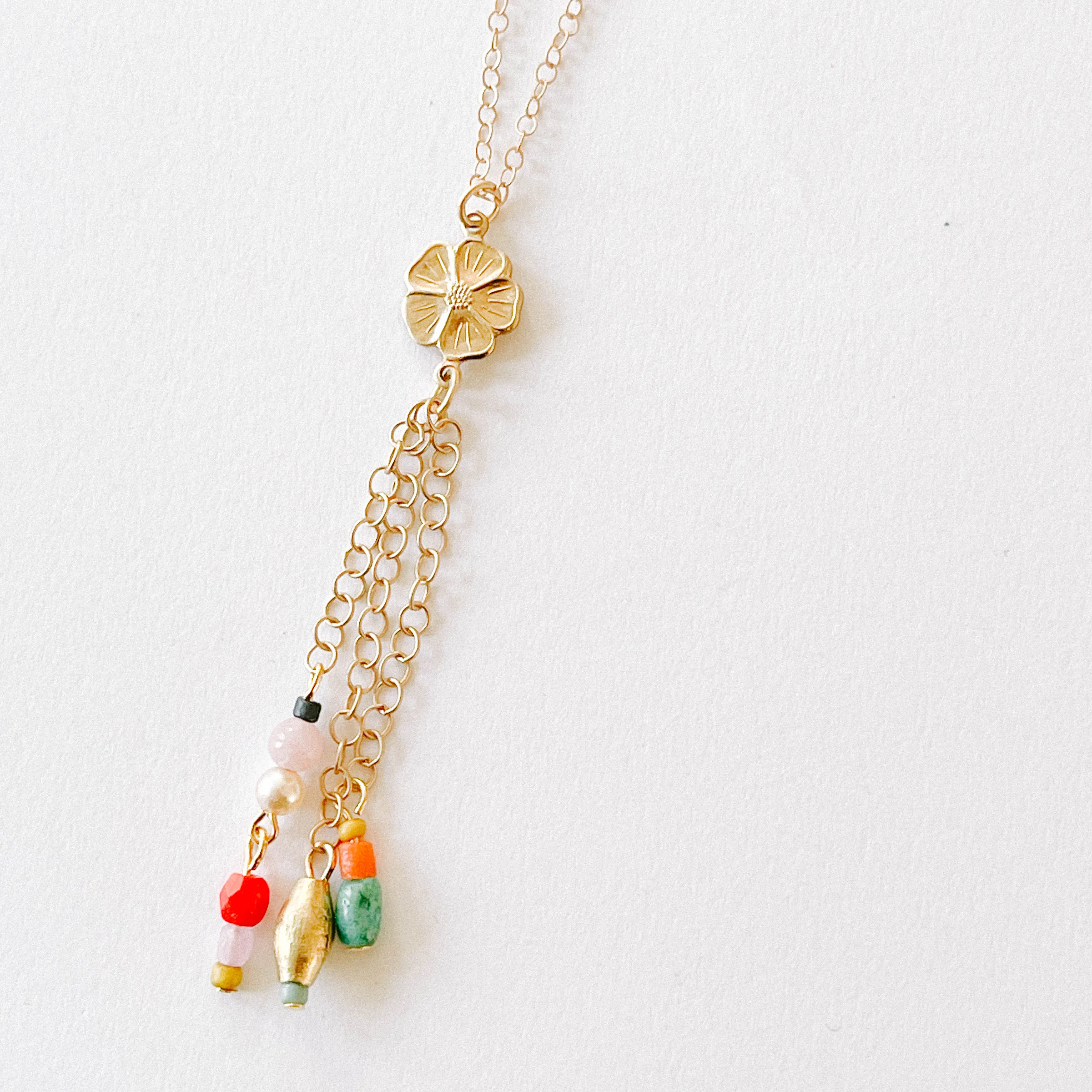 Flower Charm Necklace