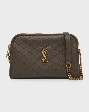 Gaby Mini YSL Crossbody Bag in Quilted Leather