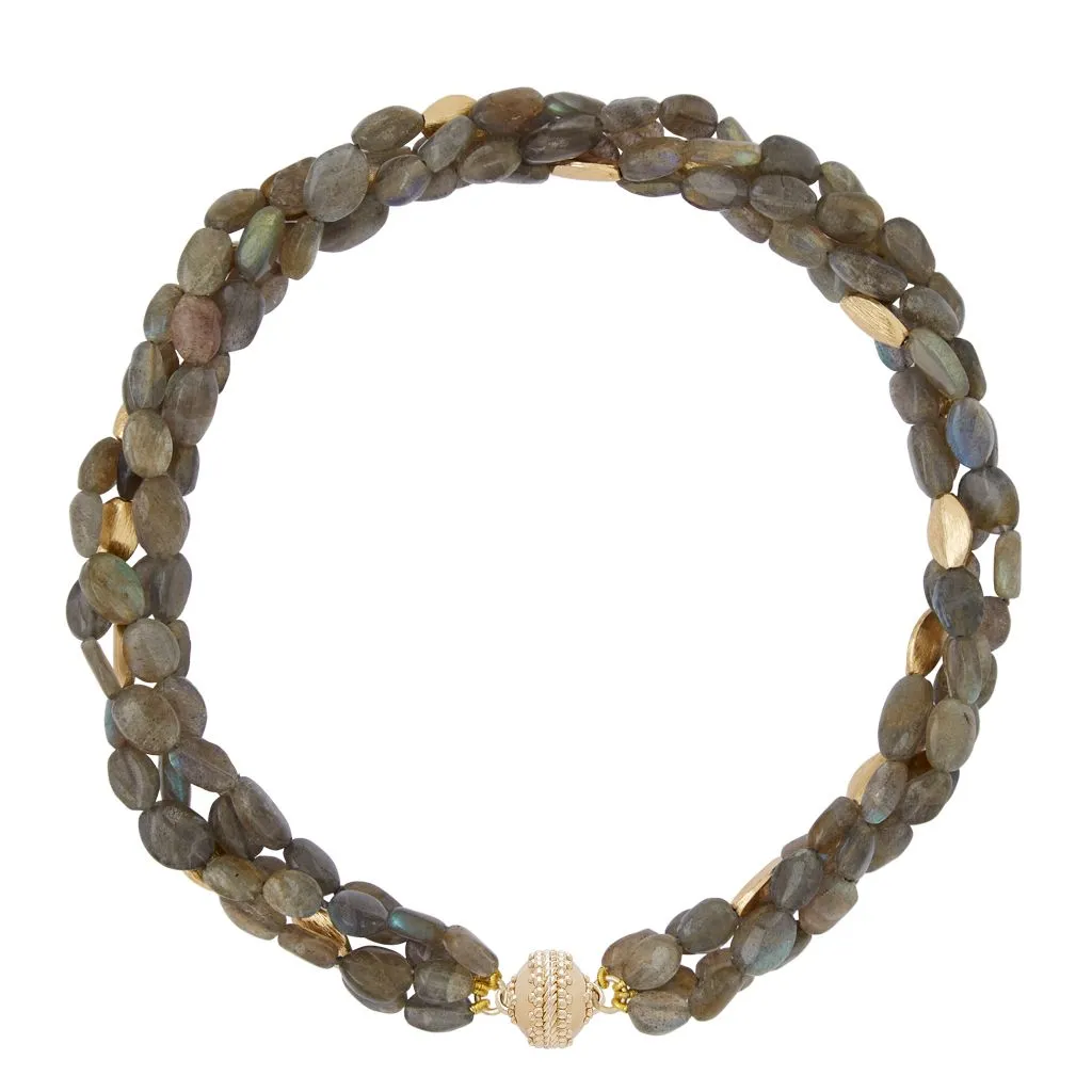 Gold Rush Labradorite Multi-Strand Necklace