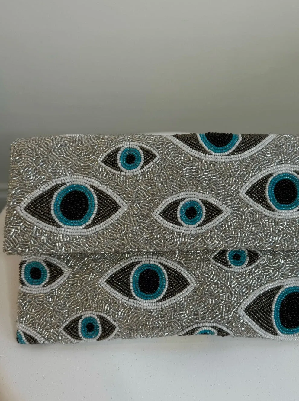 HALF FLAP CLUTCH EVIL EYE