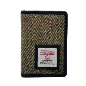 Harris Tweed Card Holder - Country Green