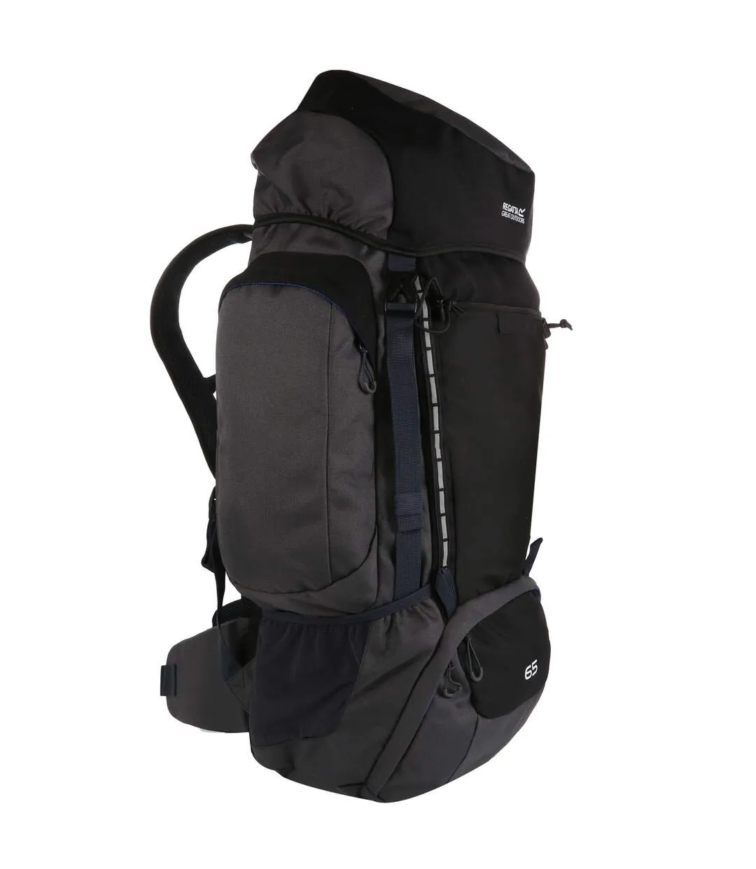 Highton 65l hiking backpack one size black/ebony Regatta