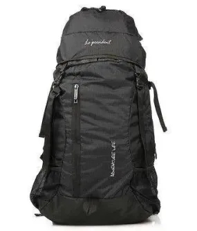 Himalaya Black Haversack / Rucksack / Hiking Backpack by President Bags