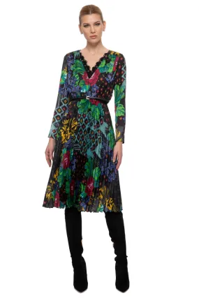 Jewelled Colours print Dress