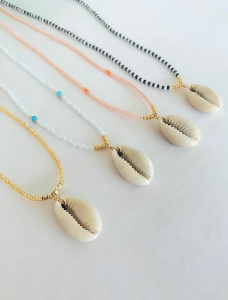 Kennedy Shae- Cowrie Goddess Bead Necklace