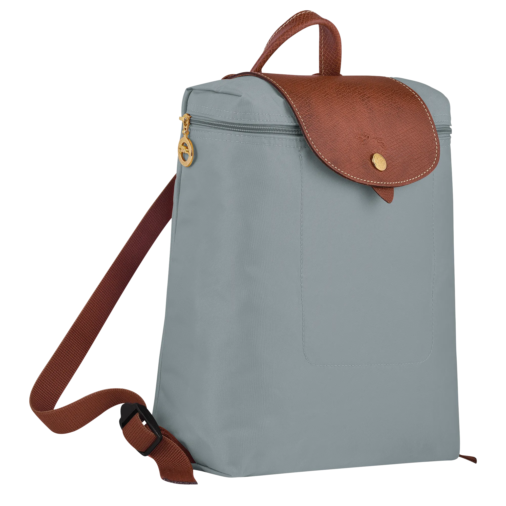 Le Pliage Original M Backpack Steel - Recycled canvas