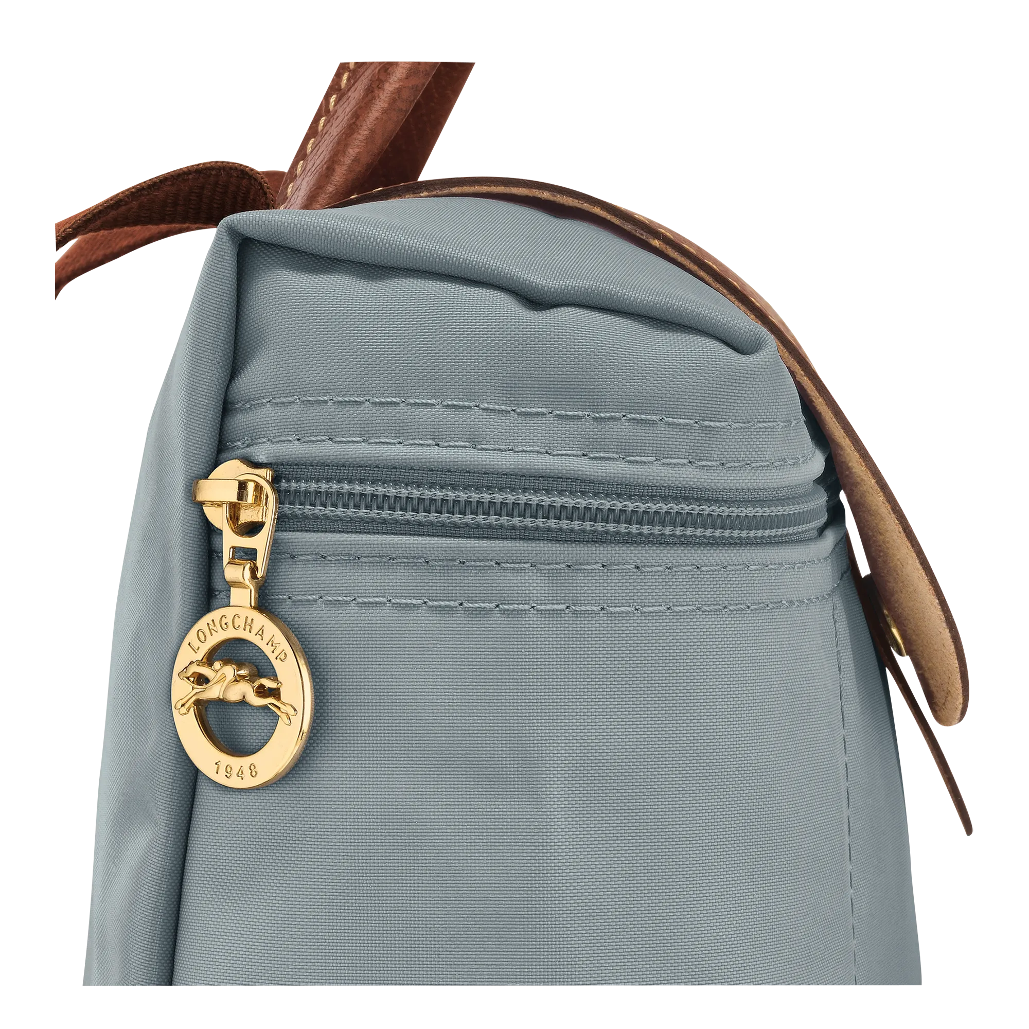 Le Pliage Original M Backpack Steel - Recycled canvas