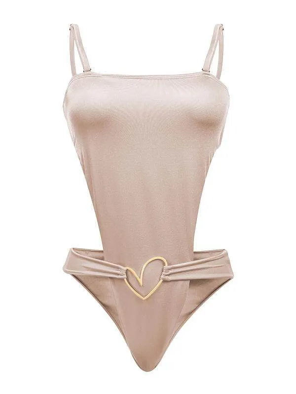 Liliana Montoya Xenia Nude Monokini One Piece Swimsuit