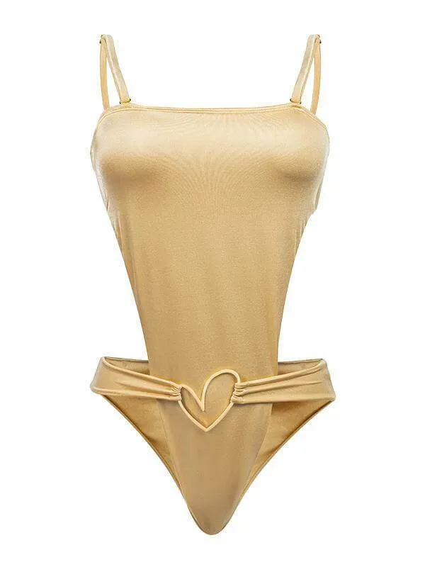 Liliana Montoya Xenia Nude Monokini One Piece Swimsuit